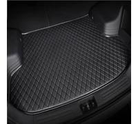 XZYNB Car Leather Boot Liner Mats for Audi Q3 8U 2011-2012 2013 2014 2015 2016 2017, Rear Trunk Cargo Pad Luggage Tray Protector Non-Slip Durable,Black