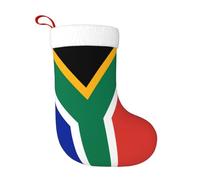 Xzyopcwx South African Flag Christmas Stockings, 18 Inches Xmas Stocking Fireplace Hanging for Xmas Family Decor