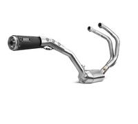 Mivv Complete Exhaust Ghibli Black Steel High for Yamaha Xsr 700 2016 > 2022