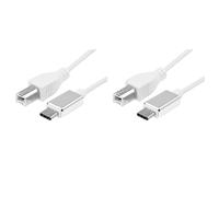 y- 2X USB Type B Midi Cable to Type C Connector, Adapter Cable, Piano Audio Cable