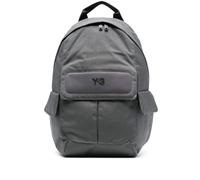 Y-3 logo pocket backpack - Grey One Size