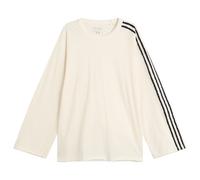 Y-3 Men's Distressed Long Sleeve T-Shirt Beige Large
