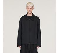 Y-3 Men's Zip Through Shirt Jacket Black