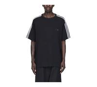 Y-3 Short Sleeve Tee 3-Stripes - male - Adidas - Training T-shirts & Tops - Black - L - Sport L
