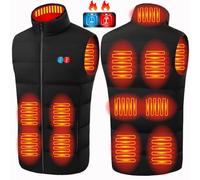 Y.A. LOTUS Heated Vest XXL, Heated Gilet USB Rechargeable, Perfect for Men and Women, Ideal Body Warmer Jacket - (Excluded Power Pack)