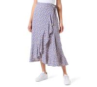 Y.A.S Women's Yasalira Hw Long Wrap Skirt S. Noos, Bluing/AOP: Ditsy Flower, XS