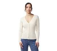 Y.A.S Women's Yasease Ls Knit Cardigan S. Noos, Grey (Whitecap Gray), S