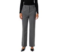 Y.A.S Women's Yaslikka Hw Wide Pants S. Noos Trouser, Dark Grey Blend, L