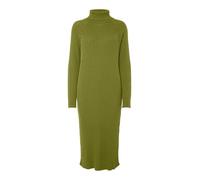Y.a.s Women's Yasmavi Knit Midi Rollneck Dress Noos, Olive Branch, XL