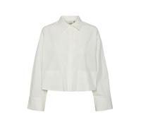 Y.A.S YAS Womens Yaslee LS Short Shirt S. Noos, Star White, 16 UK