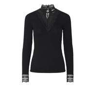 Y.A.S Yasellina LS High Neck Top S. Noos, Black, L