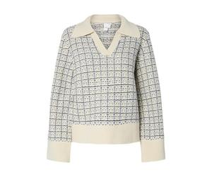 Y.A.S Yaslivia LS V-Neck Knit Pullover Noos, Birch, XL