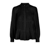 Y.A.S Women's Yaspala LS Shirt S. Noos Long Sleeve Blouse, Black, XXL