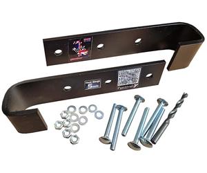 Y anchor Heavy Duty Security hasp and Staple - shed Lock with Top, Side & Bottom Padlock Protection,.5mm Thick Steel Strong Open top Design offering no Leverage Point for Crow bar Attacks. Made in UK