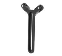 Y Bracket Lens Support Frame with Double Wheels for Ronin S SC, Stable Lens Support System for Camera Stabilizer, 24g Aluminum Alloy Black, 2 X Screws