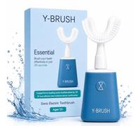 Y-Brush Essential U-Shaped Automatic Toothbrush - Full Mouth 20-Sec Clean | Clinically proven 2x more efficient | Designed by dentists at Biotech Dental, a top dental-care leader | Full mouth in 20s