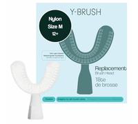Y-Brush Nylon Replacement Brush Head - Adult 12+, for NylonStart/NylonBlack | Ages 12+ | by Biotech Dental, a top world leader in dental care | 35,000 nylon filaments | Patented