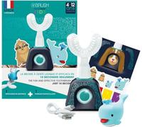 Y-Brush NylonStart Kids 2024 - Electric Toothbrush for Kids 4-12 yo - Y-Shaped Brush - Innovation Awards at CES, 3 Months Battery Life - NylonStart Kids - Clinically Proven