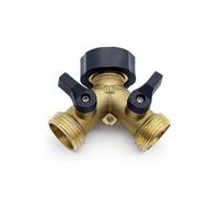 y Connector, Hose Connector, Double Washing Machine Faucet, 2-way Y-distributor, for Connection Of 2 Appliances, for Garden Faucet, for Tub
