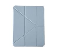 Y-folding Tablet Case Suitable For Huawei MatePad 12X Air 12 BKY-W09 12inch 2024 Acrylic Clear Cover With Pencil Holder(Ice Blue)