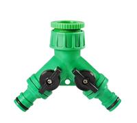 Y Form Outdoor Hose Adapter - Two-Way Faucet Divider, Twin Garden Faucet Adapter | Y Shape Water Line Splitter, Double Spout Hose Coupler for Balco