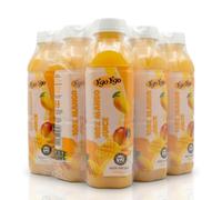 Y-go Y-go 100% Fruit Juice Drink 500ml | Not From Concentrate | Vegan Friendly | Tropical Fruit Juice Beverage | Refreshing Ready-to-Drink Juice (Pack of 6, Mango Juice)