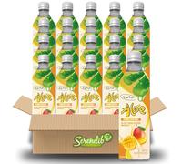 Y-go Y-go Aloe Vera Drink Mango 500ml - Refreshing Aloe Vera Juice with Real Aloe Pieces | Tropical Hydrating Beverage | Healthy Drink | (Pack of 20)