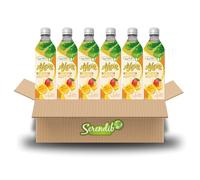 Y-go Y-go Aloe Vera Drink Mango 500ml - Refreshing Aloe Vera Juice with Real Aloe Pieces | Tropical Hydrating Beverage | Healthy Drink | (Pack of 6)