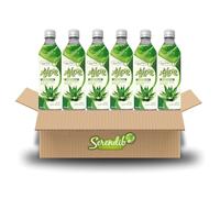 Y-go Y-go Aloe Vera Drink Original 500ml - Refreshing Aloe Vera Juice with Real Aloe Pieces | Natural Hydrating Beverage | Healthy Drink | (Pack of 6)