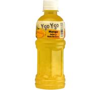 Y-Go Y-Go | Fruit Juice with Nata De Coco | Product from Thailand | Real Juicy and delicious | (Mango, Pack of 6)
