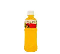 Y-go Y-go | Passion Fruit Juice Drink with NATA de Coco | 350ml Pack of 24
