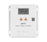 Y&H 20A MPPT Solar Charge Controller 12V 24V LCD Display Temperature Compensation for PV Input 75V DC Solar Panels Work with AGM, Gel, Flooded and Lithium