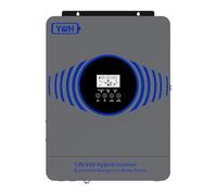 Y&H 4200W Hybrid Solar Inverter Dual Battery Voltage 12V/24V,Built-in MPPT 100A Solar Charger Max PV Power 4000W Input with BMS,WIFI Communication Off Grid Inverter for Home/RV/Backup Power