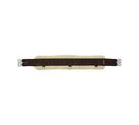 Y-H HY Detachable Faux Fur Elasticated Girths 48 inch Natural Brown
