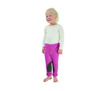 Y-H HY Fleece Tots Kids Jodhpurs X Large Pink Grey