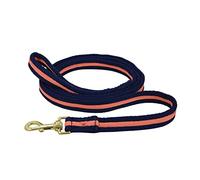 Y-H Hy Soft Webbing Lead Rein Without Chain PR-3010 Navy/Orange 10544