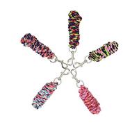 Y-H Hy Three Toned Lead Rope PR-14465 White/Green/Navy/Red 2m 14470