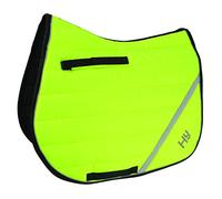 H&Y Saddle Pad HyVIZ Reflector Comfort Pad - Reflective - Yellow - Pony/Cob