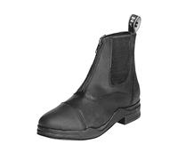 Y-H Hy Waxed Leather Zip Up Jodhpur Short Leather Boots