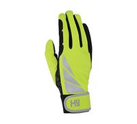 Hy5 Reflector Riding Gloves - Yellow - Medium