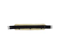 Hy Equestrian Natural Black Detachable Faux Fur Elasticated Girth - 54"