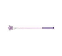 HySCHOOL Glitter Star Riding Whip - Purple Glitter - 65cm