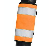 Y-H Reflector Horse Leg Wraps by Hy Equestrian - Orange - Cob/Horse
