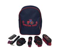 Y-H Tractors Rock Complete Grooming Kit Rucksack by Hy Equestrian