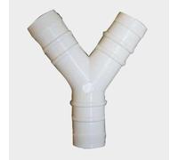 'Y' Hose Connector - 3/4" (19mm) - Grey, Grey One Size
