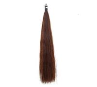 Y.J TAILS Horse Tail Extensions with Braided Horsehair Loop, Blunt Cut Bottom, 34-36 inches Long and 1 lb Weight (Med Sorrel)