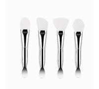 Y-KINZ 4pcs Silicone Face Mask Brushes For Easy,Precise Mask Applicator Brush Cosmetic Brush For Masks Ideal For Mud Clay Gel Cream Masks Diy & Estheticians