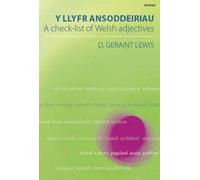 Y Llyfr Ansoddeiriau: A Check-list of Welsh Adjectives