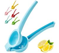 Y-ME Manual Juicer Citrus Lemon Squeezer, Fruit Juicer Lime Press Metal, Professional Hand Juicer Kitchen Tool(Skyblue）