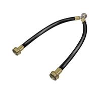 “Y” Mixer Hose, Mix Hot and Cold Water-Washer Braided Rubber Inlet Hose ¾” with Brass Couplings